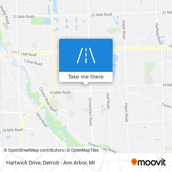 Hartwick Drive map