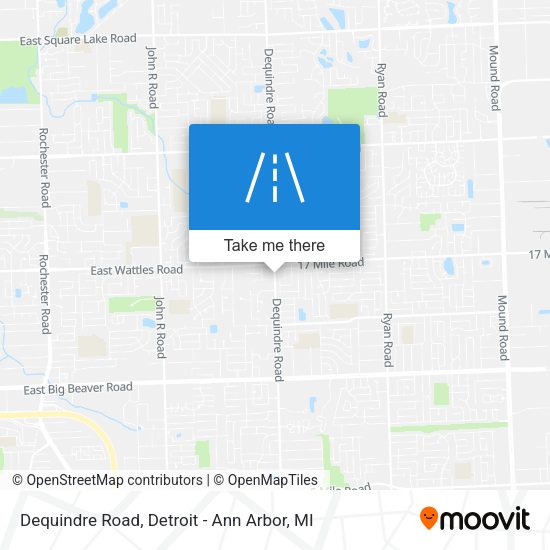 Mapa de Dequindre Road