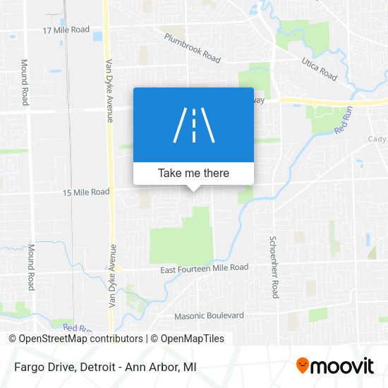 Fargo Drive map