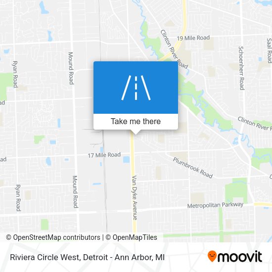 Riviera Circle West map
