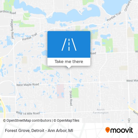 Forest Grove map