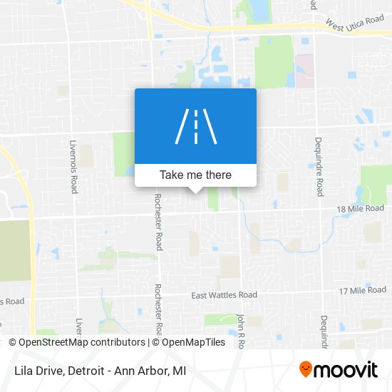 Lila Drive map