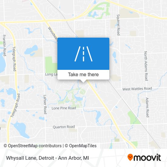 Mapa de Whysall Lane