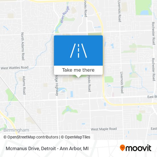 Mcmanus Drive map