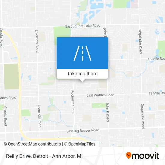 Reilly Drive map