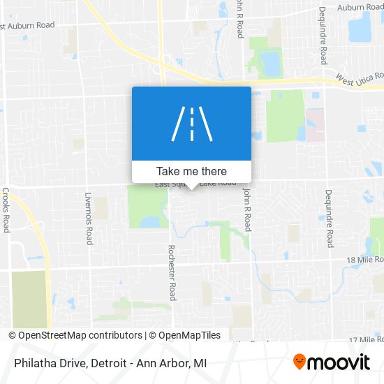 Philatha Drive map