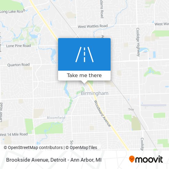 Brookside Avenue map