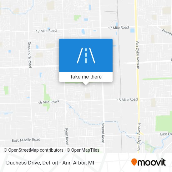 Mapa de Duchess Drive