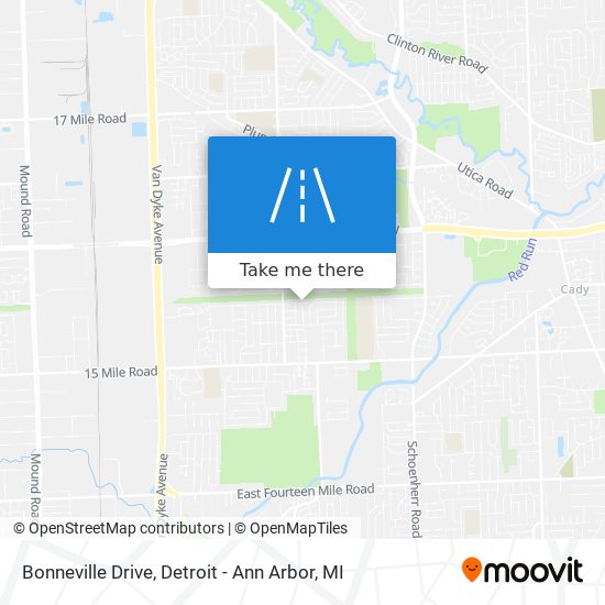 Mapa de Bonneville Drive