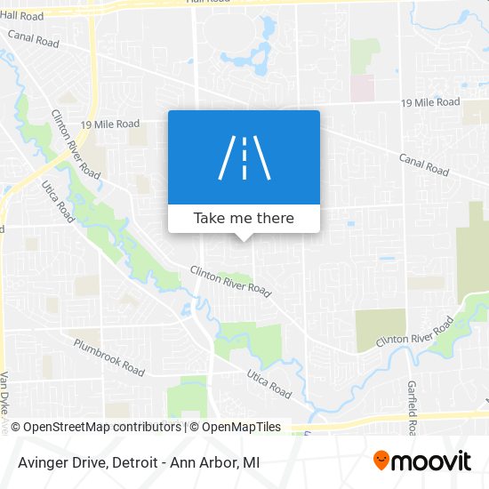 Avinger Drive map