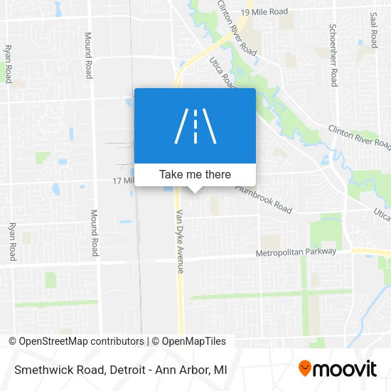 Smethwick Road map