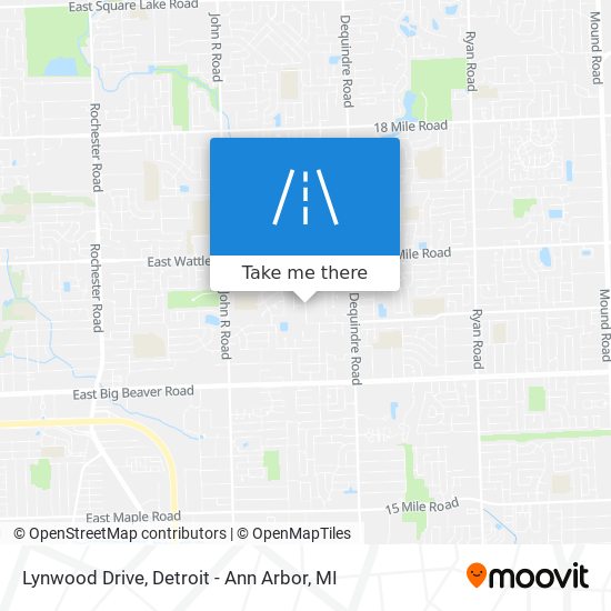 Lynwood Drive map