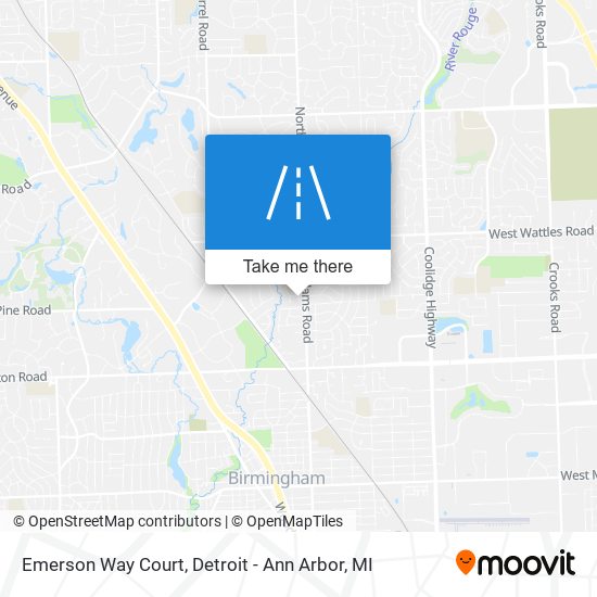 Emerson Way Court map