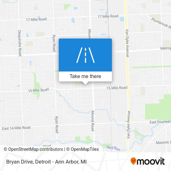 Bryan Drive map