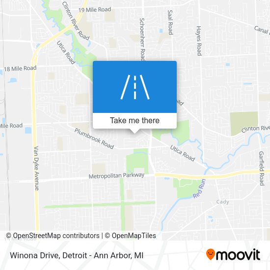 Winona Drive map