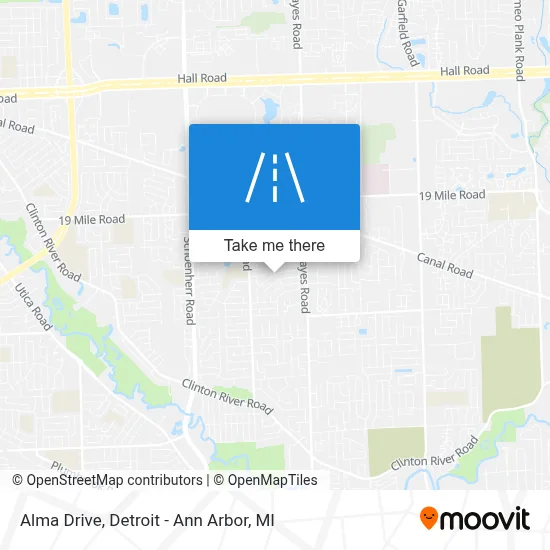 Alma Drive map
