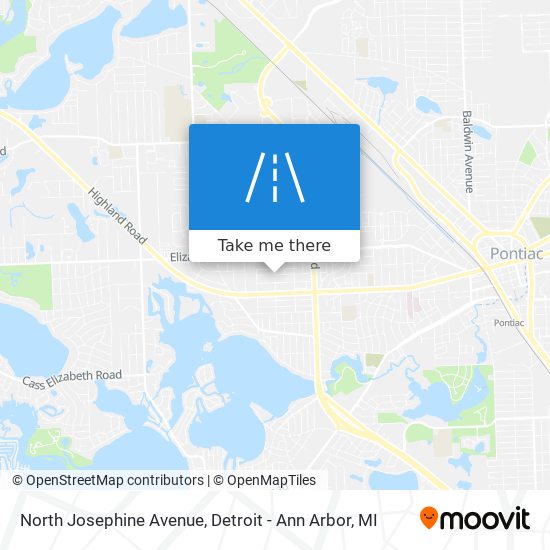 Mapa de North Josephine Avenue