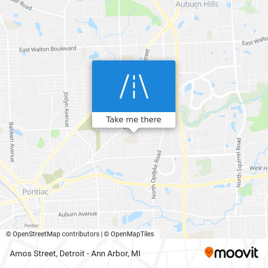 Amos Street map