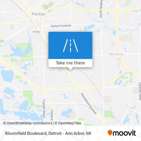 Bloomfield Boulevard map