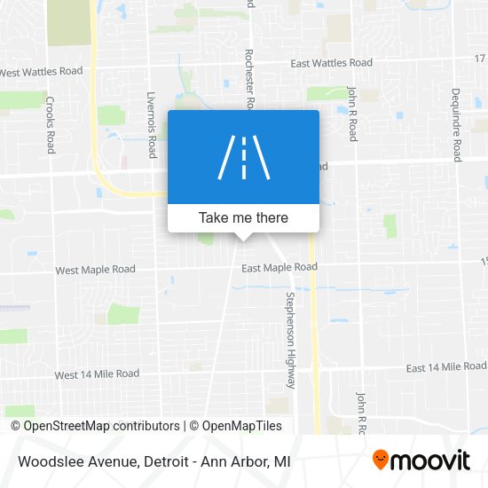 Mapa de Woodslee Avenue