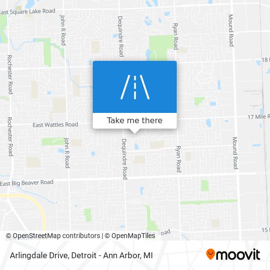 Mapa de Arlingdale Drive