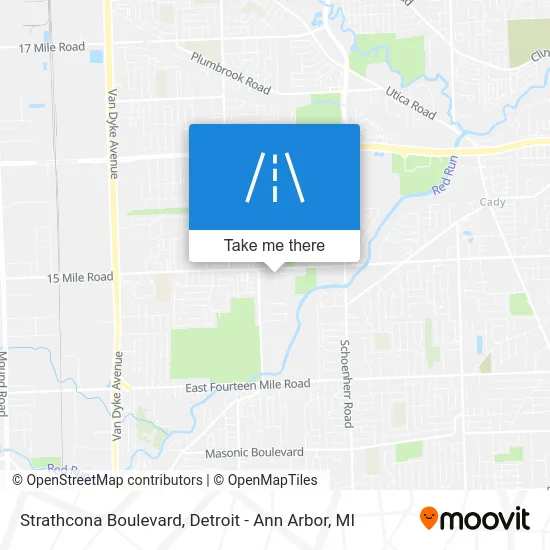 Strathcona Boulevard map