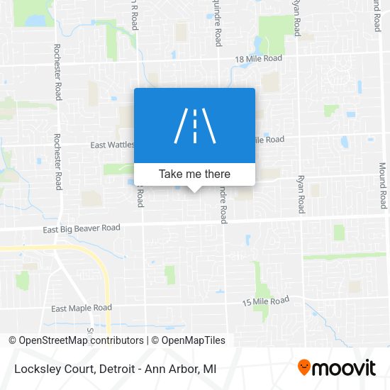 Mapa de Locksley Court
