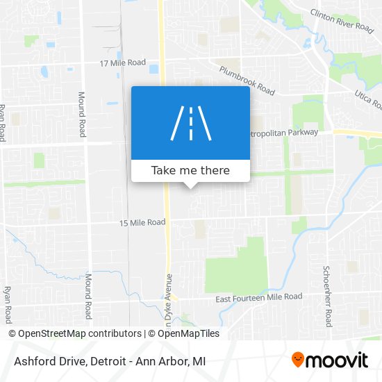 Mapa de Ashford Drive