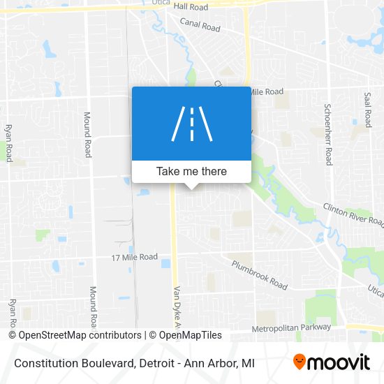 Constitution Boulevard map