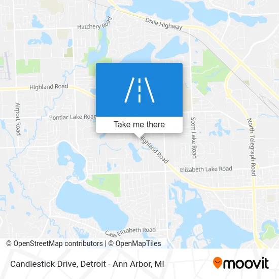 Candlestick Drive map
