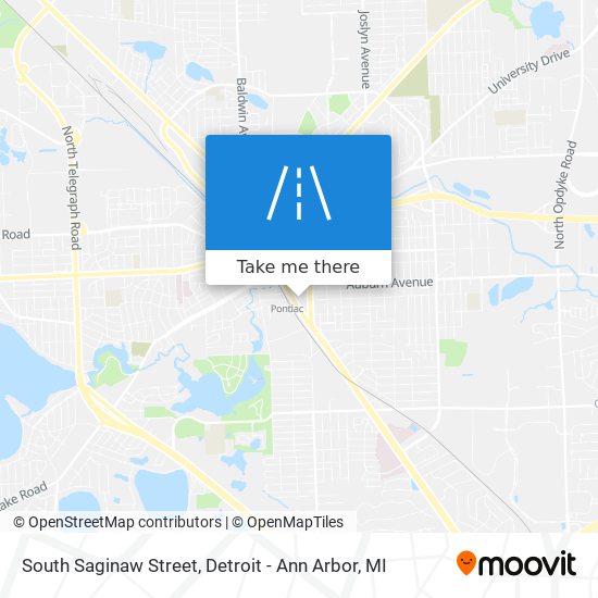 Mapa de South Saginaw Street