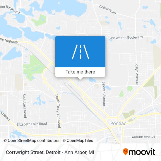 Mapa de Cortwright Street