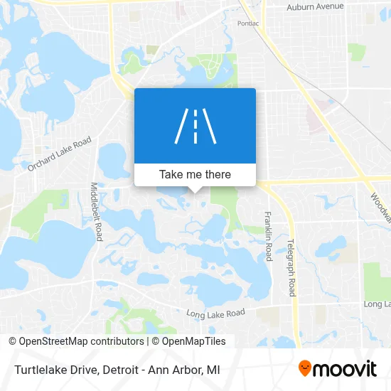 Turtlelake Drive map