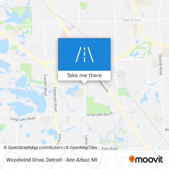 Woodwind Drive map