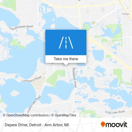 Depew Drive map