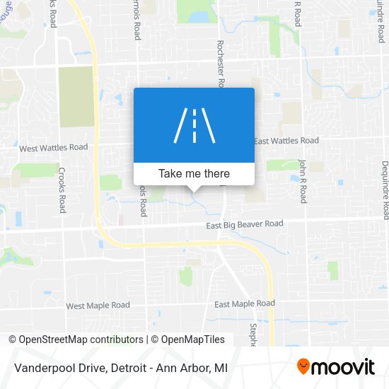Mapa de Vanderpool Drive
