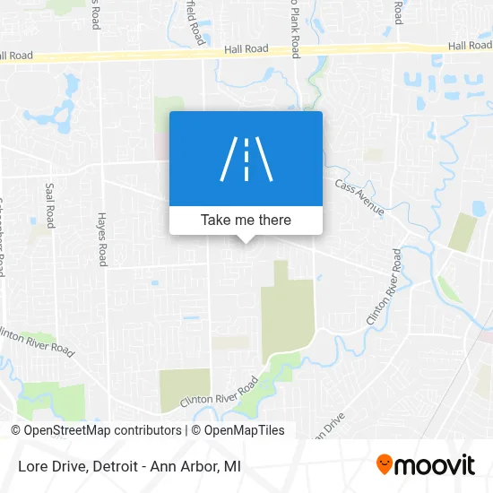 Lore Drive map