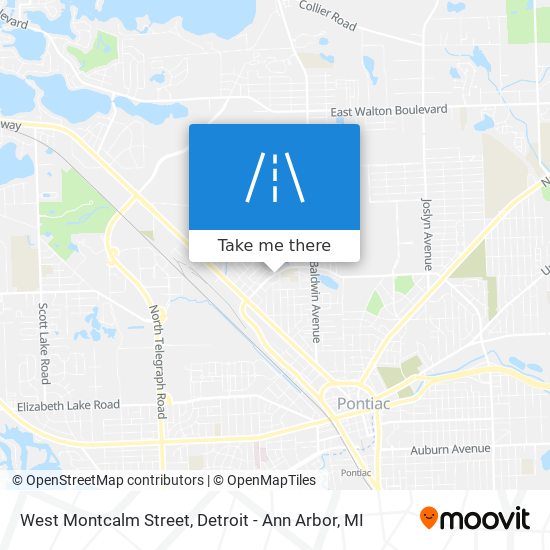 West Montcalm Street map