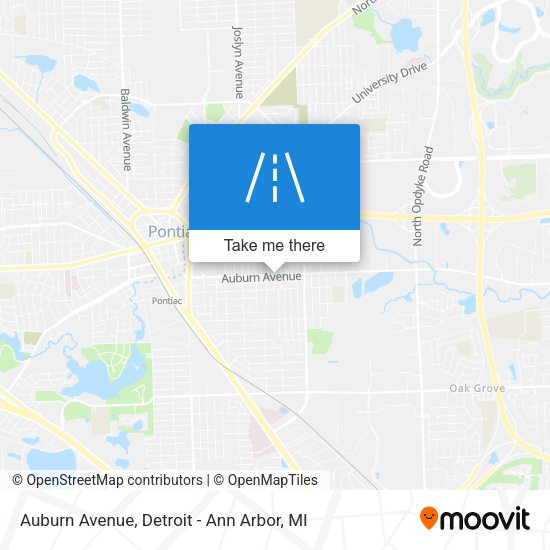 Auburn Avenue map