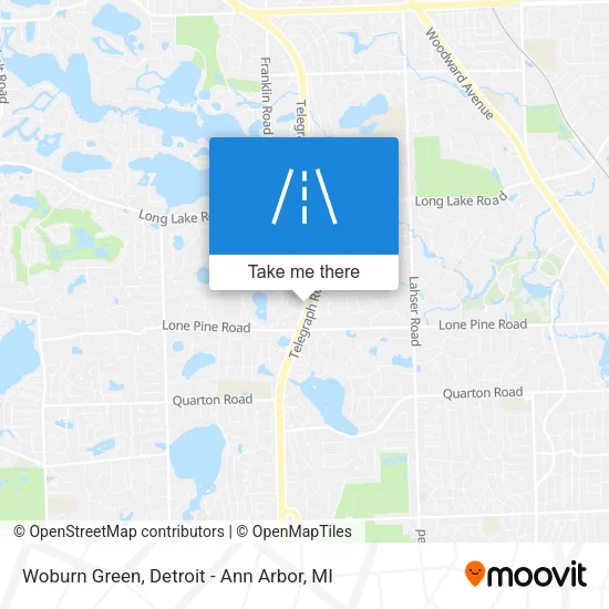 Mapa de Woburn Green