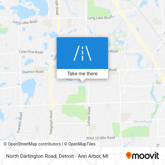 Mapa de North Darlington Road