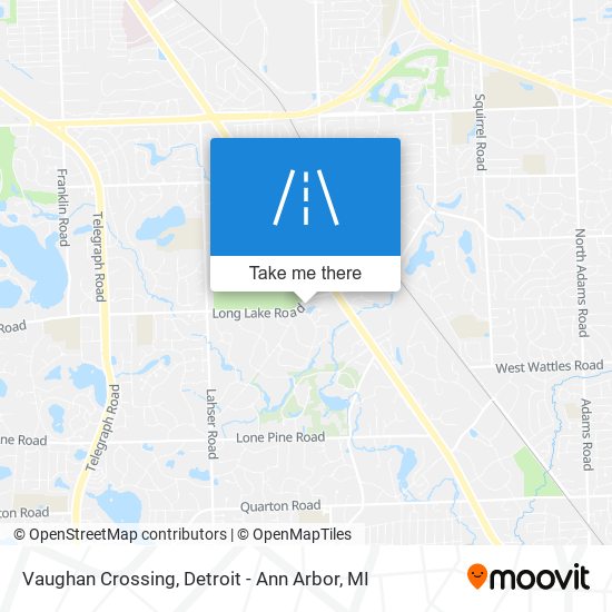 Vaughan Crossing map