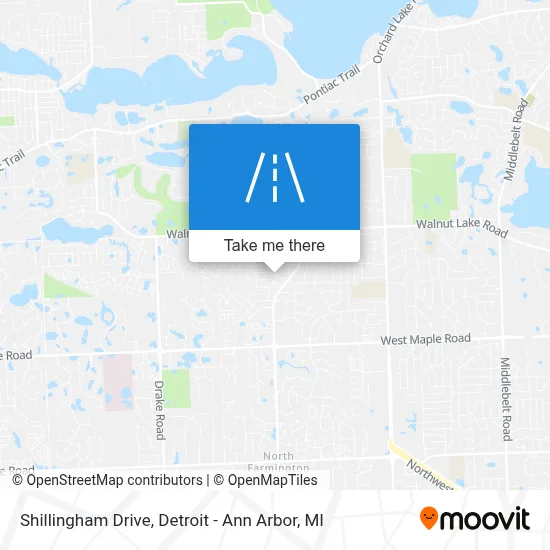Shillingham Drive map