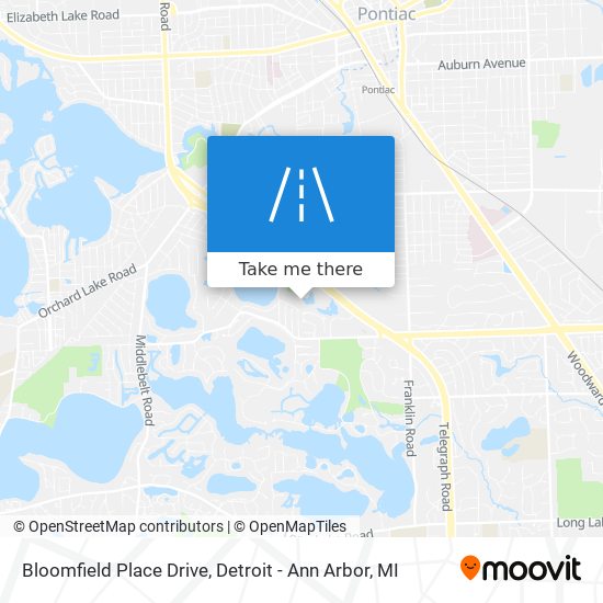 Mapa de Bloomfield Place Drive