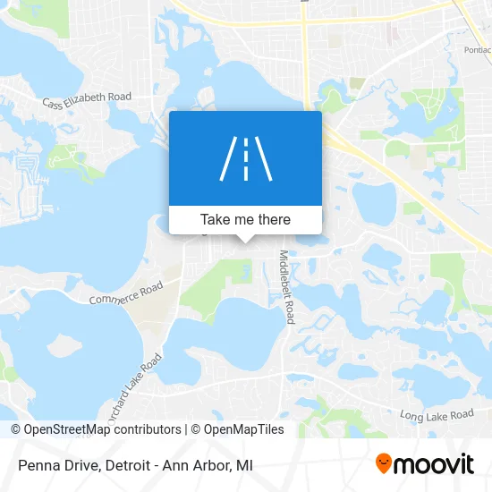 Penna Drive map