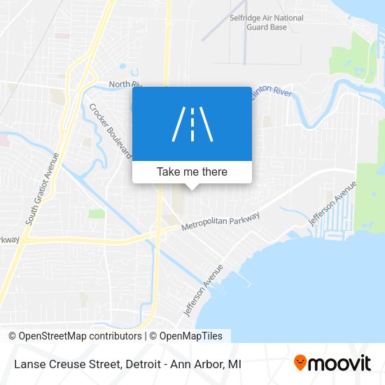 Lanse Creuse Street map