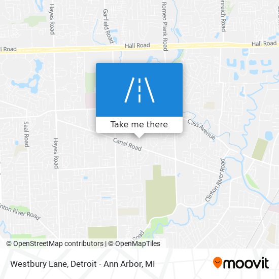 Mapa de Westbury Lane