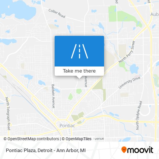 Pontiac Plaza map