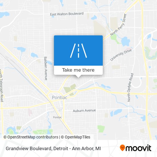 Grandview Boulevard map