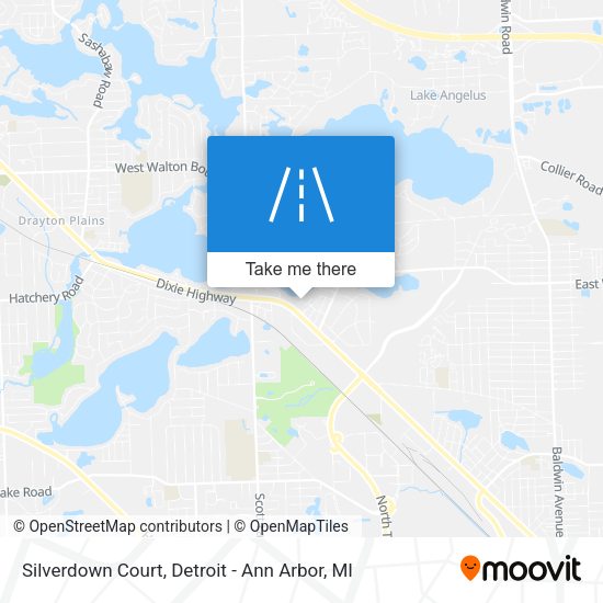 Mapa de Silverdown Court